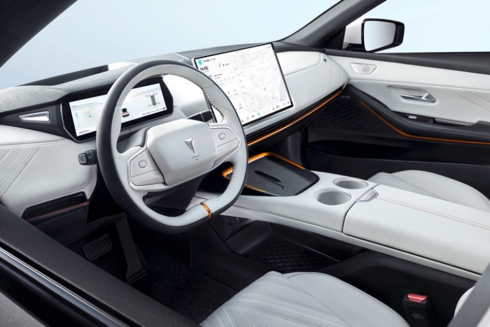 全新一代“深藍智能座艙。 深藍汽車供圖 華龍網發