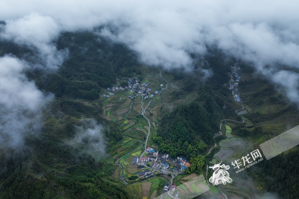 大山深处，秀山县峨溶镇三溪村李方树的老家。