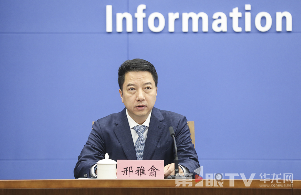 市卫生健康委副主任 邢雅翕。第1眼TV-华龙网首席记者 李文科 摄