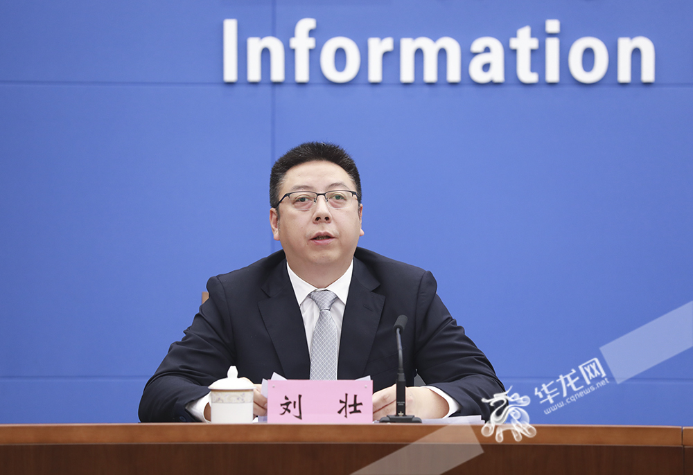 武隆区政府副区长刘壮。华龙网记者 李文科 摄