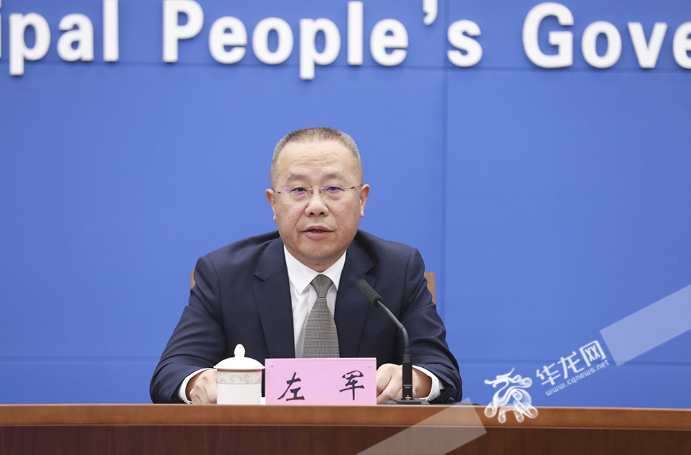武隆区委副书记、区政府区长左军。华龙网记者 李文科 摄