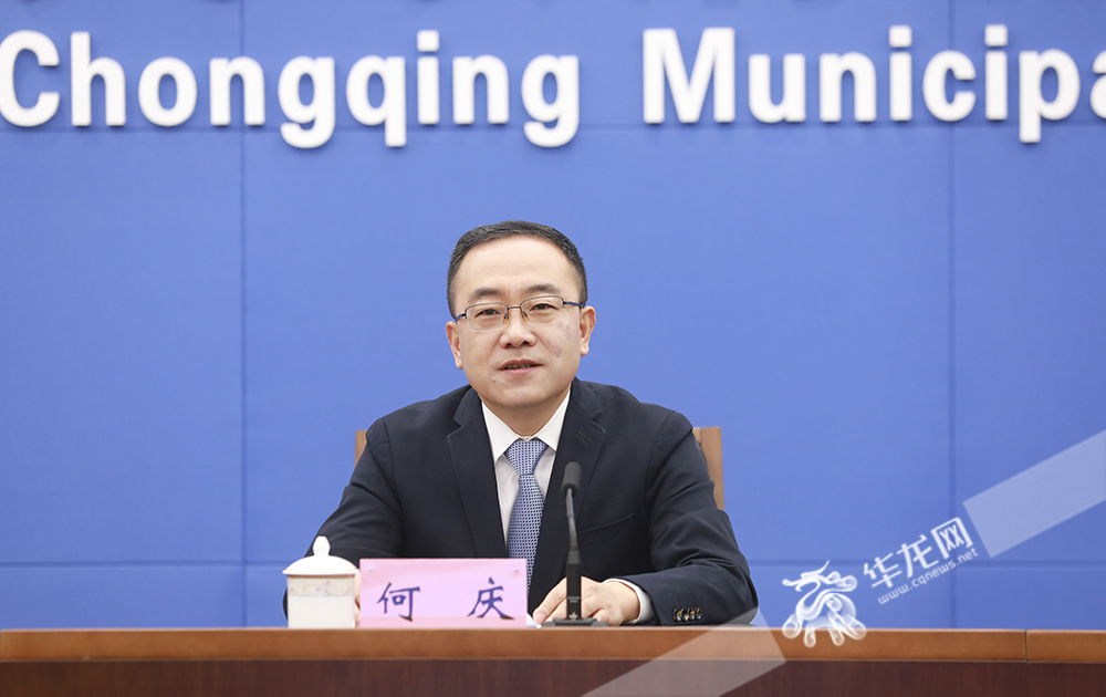 武隆区委书记何庆。华龙网记者 李文科 摄