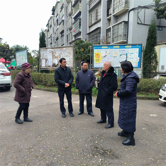 社區(qū)黨委征求小區(qū)居民意見建議。白沙鎮(zhèn)供圖 華龍網(wǎng)發(fā)