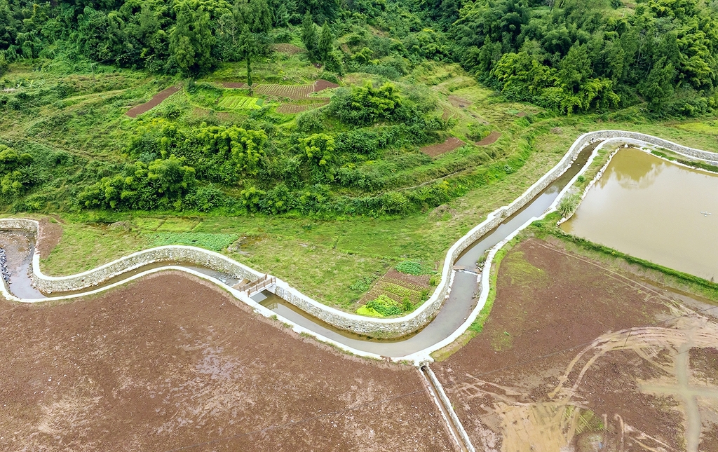 整治后的河道。通訊員 余鴻 攝