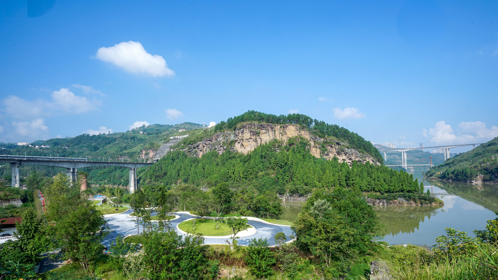 龙河国家湿地公园。高洁 摄