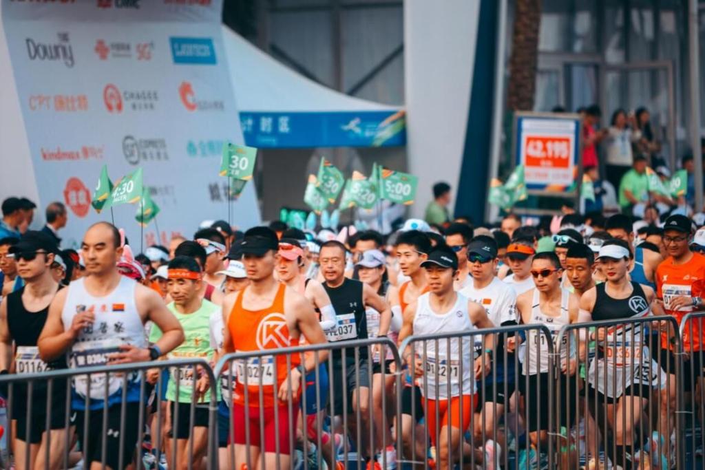 2024重庆马拉松比赛现场。重庆联通供图 华龙网发