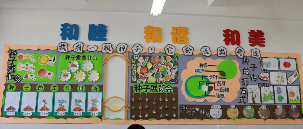 “小豆课程”文化墙。华龙网记者 杨淳淇 摄
