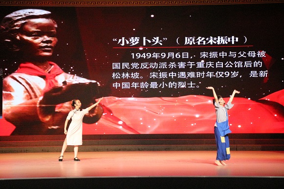 第二届重庆市少年儿童“喜阅”微剧场梁平区选拔赛现场。梁平区图书馆供图 华龙网发