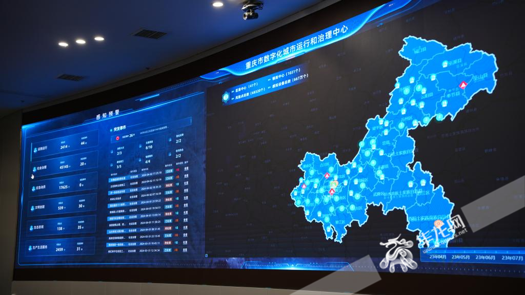 重庆市数字化城市运行和治理中心。华龙网记者 陈毅 摄