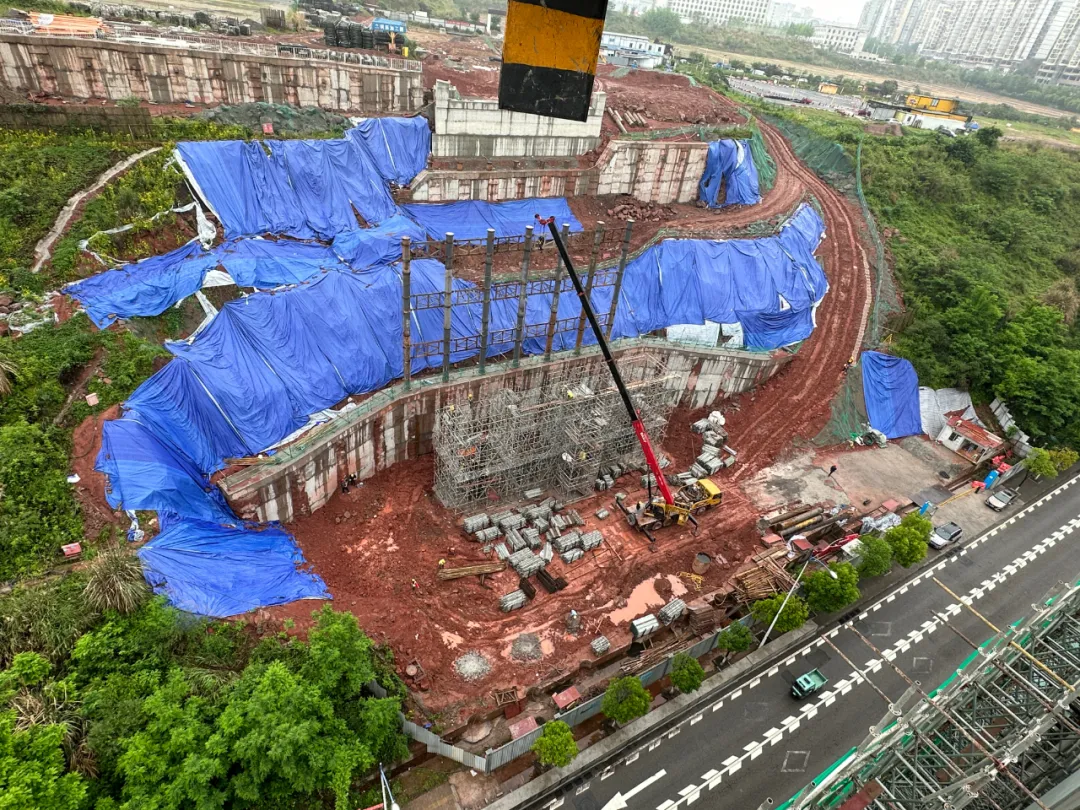 空港园区至航空城连接道工程。朱云卿 摄