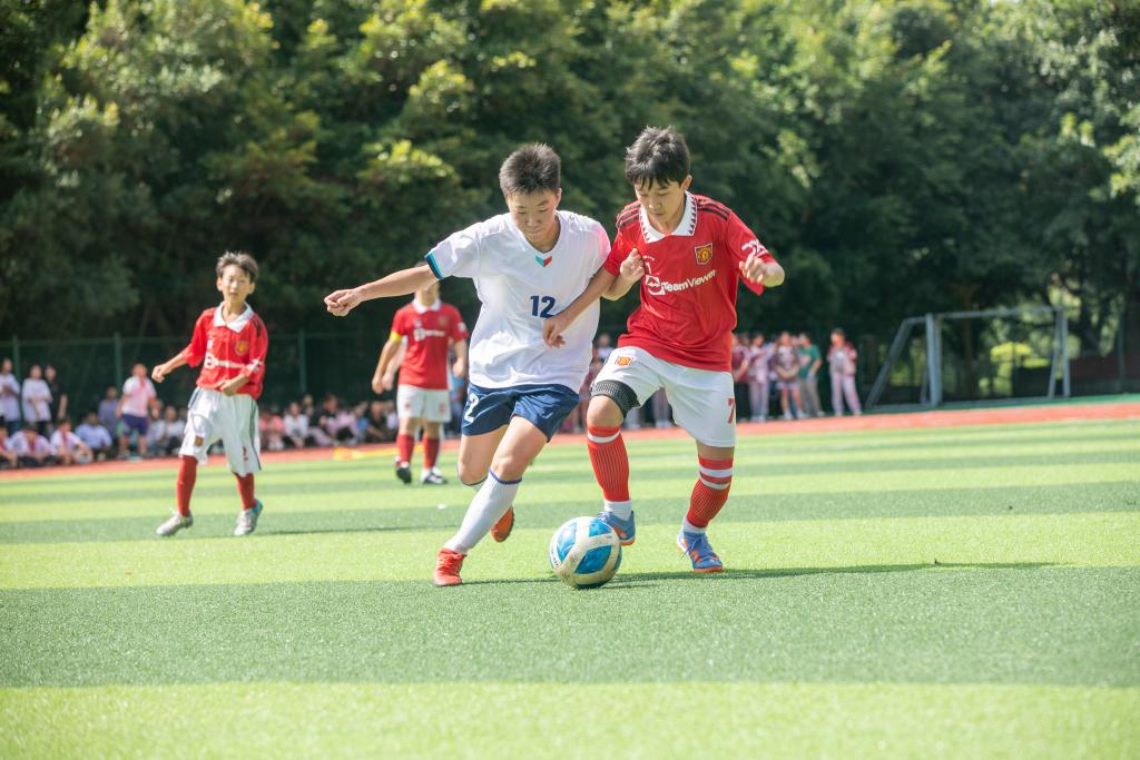 云阳县第五届运动会青少年足球比赛。云阳县文旅委供图