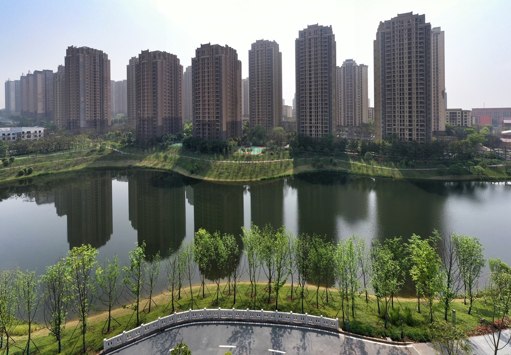 图3 江北区鱼嘴镇雁湖新时代文明实践主题公园。江北区委宣传部供图 华龙网发