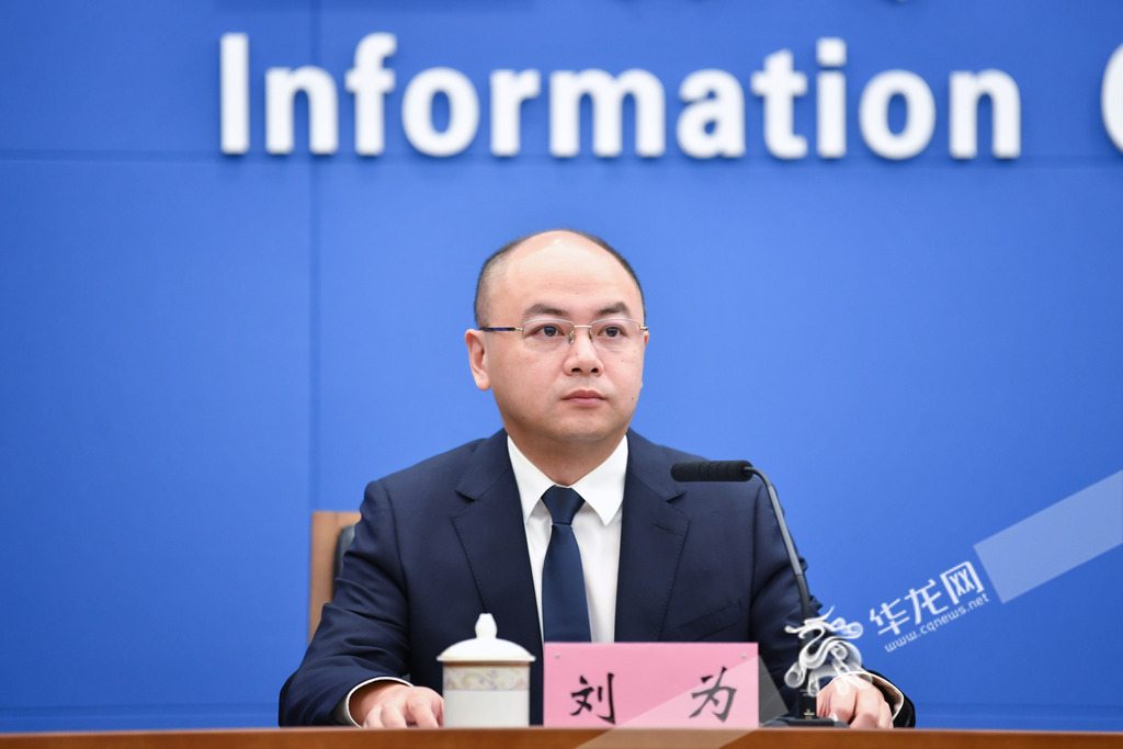 酉阳自治县委常委、县委宣传部部长刘为。华龙网记者 李文科 摄