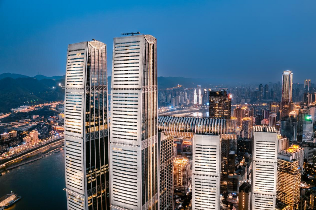 重庆来福士实景。凯德供图