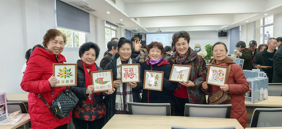 “以竹為載 喜迎元旦”非遺竹編畫體驗活動  龍溪街道辦事處供圖