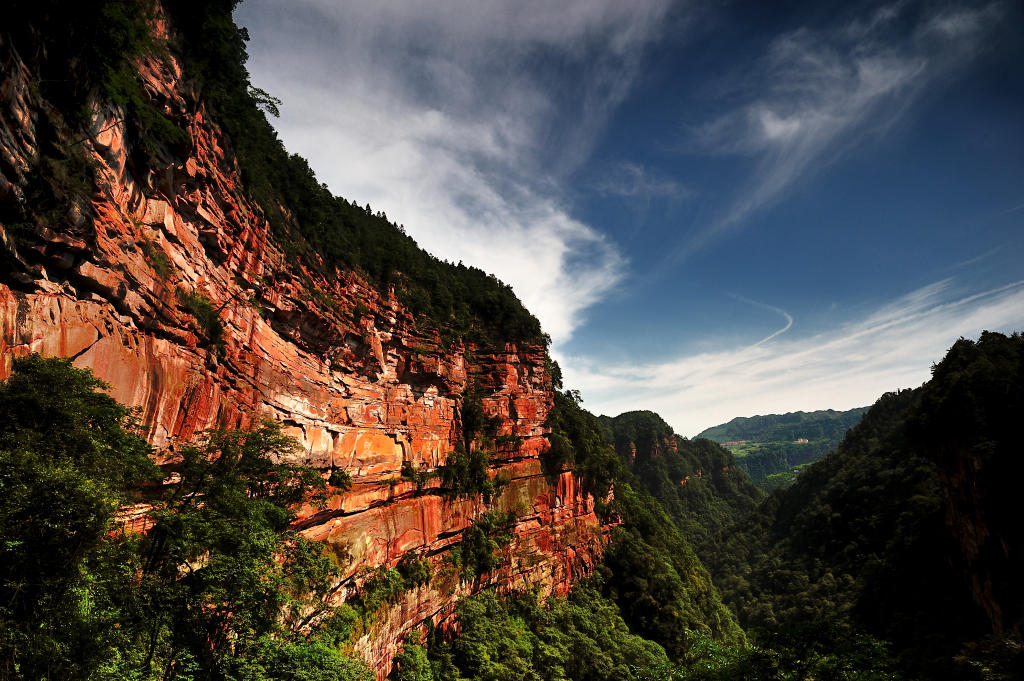 2.四面山风景名胜区。市林业局供图