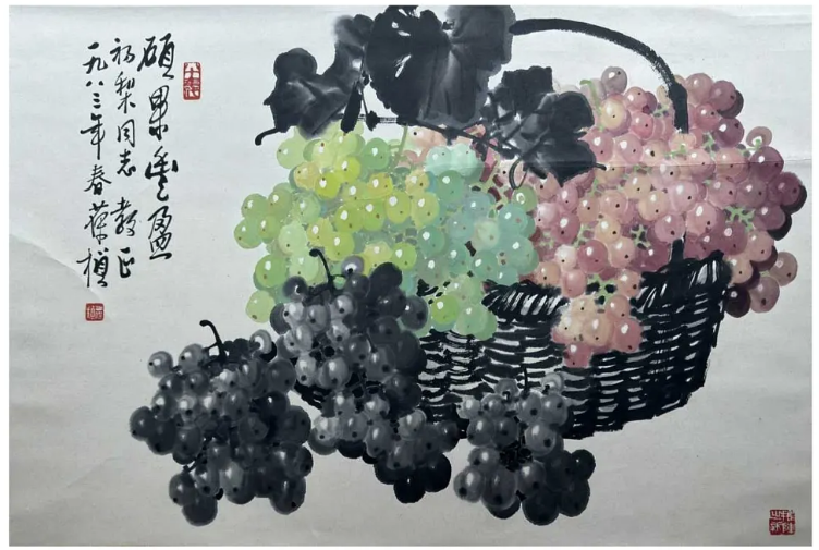蘇葆楨的《籃子葡萄》。主辦方供圖