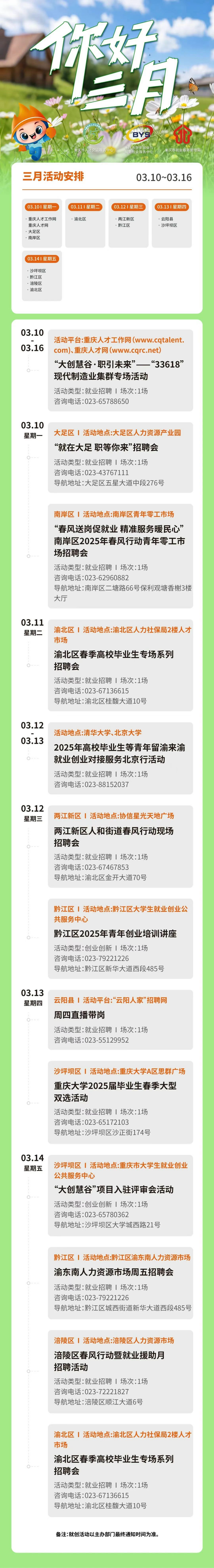 具体安排。重庆市人力社保局 供图