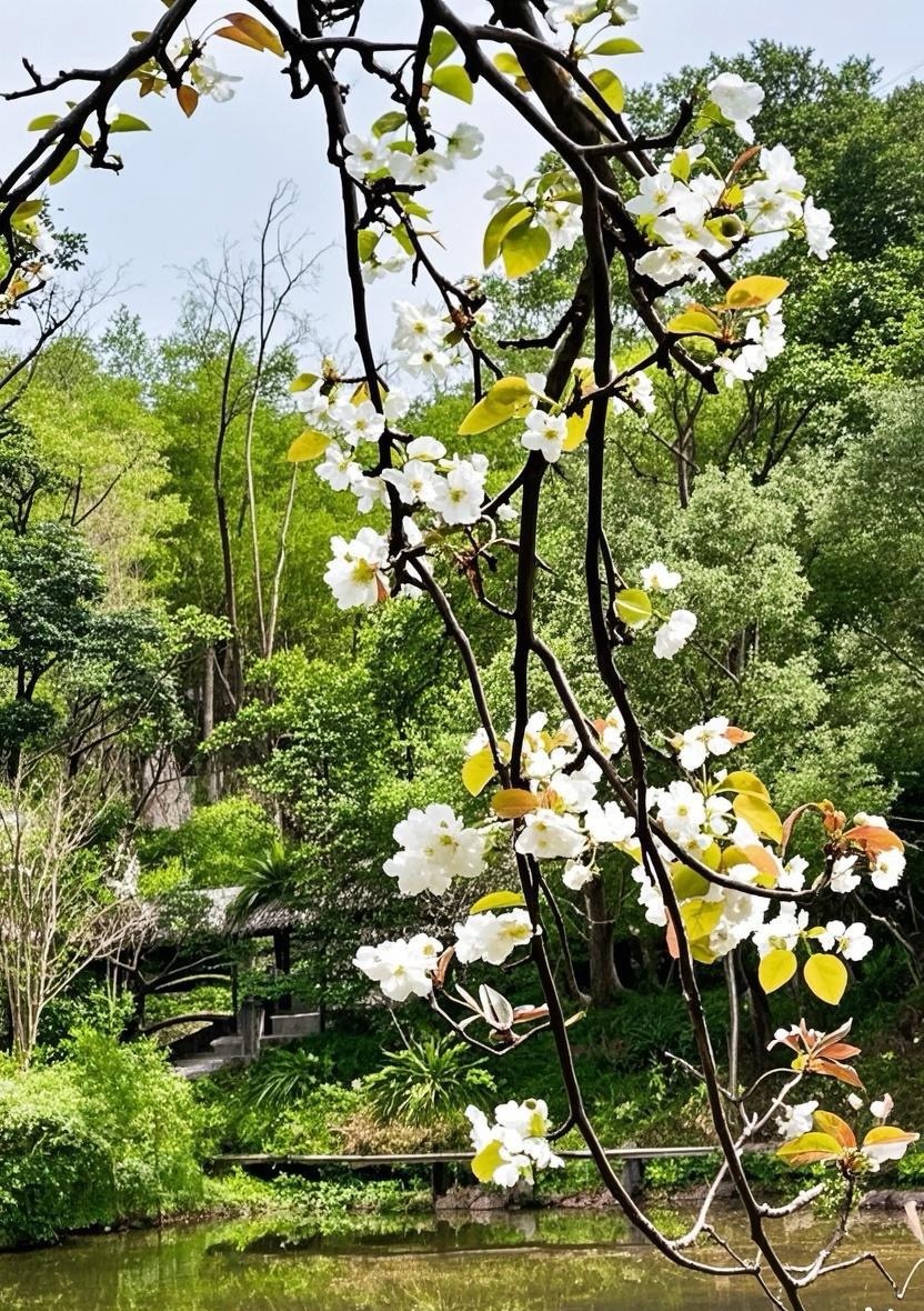 四川美术学院校园美景。记者 林楠 摄