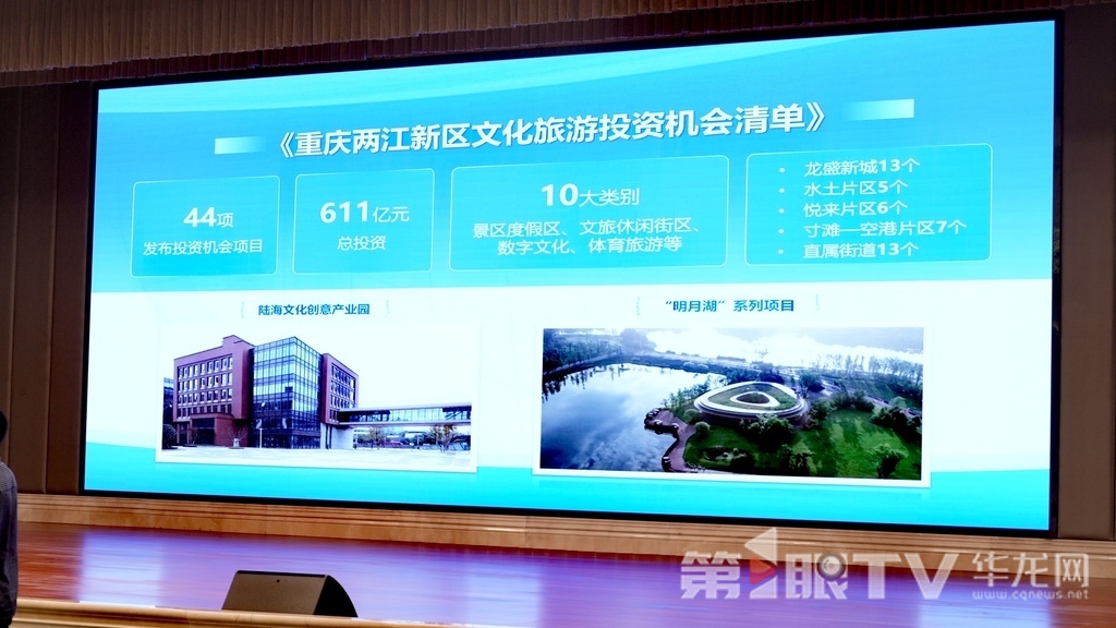 会上发布了《重庆两江新区文化旅游投资机会清单》。第1眼TV-华龙网记者 陈洋 摄
