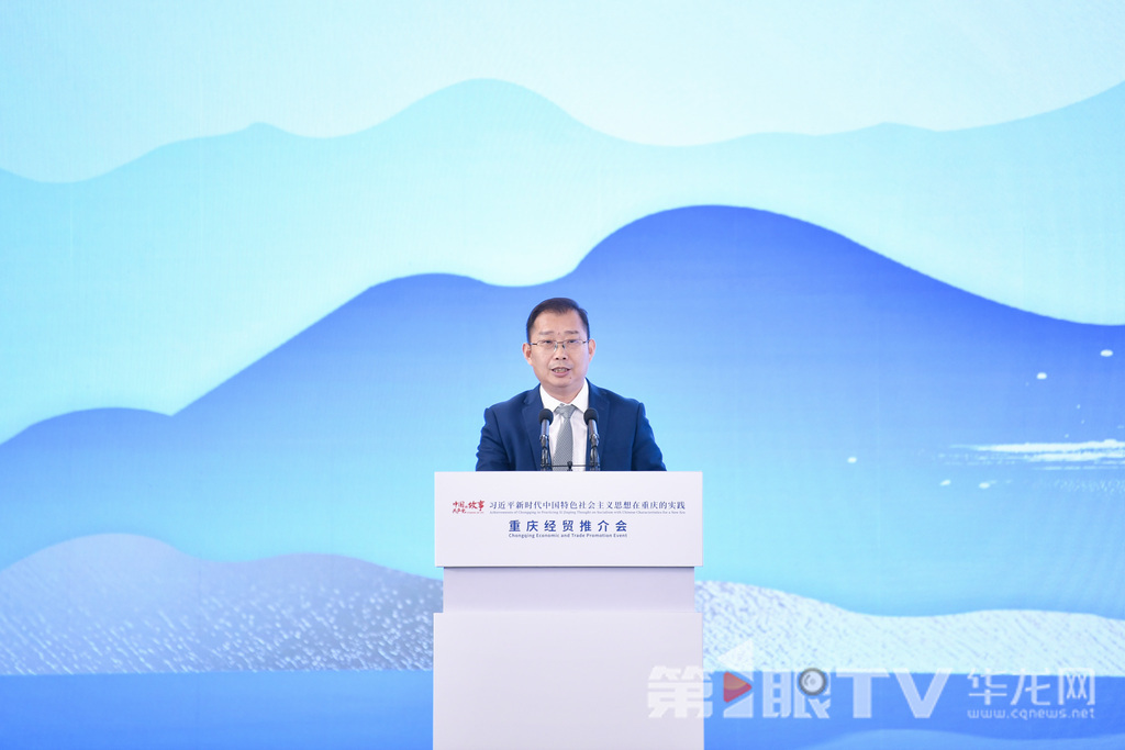 賽力斯集團海外事業部總裁助理劉利穎進行推介。