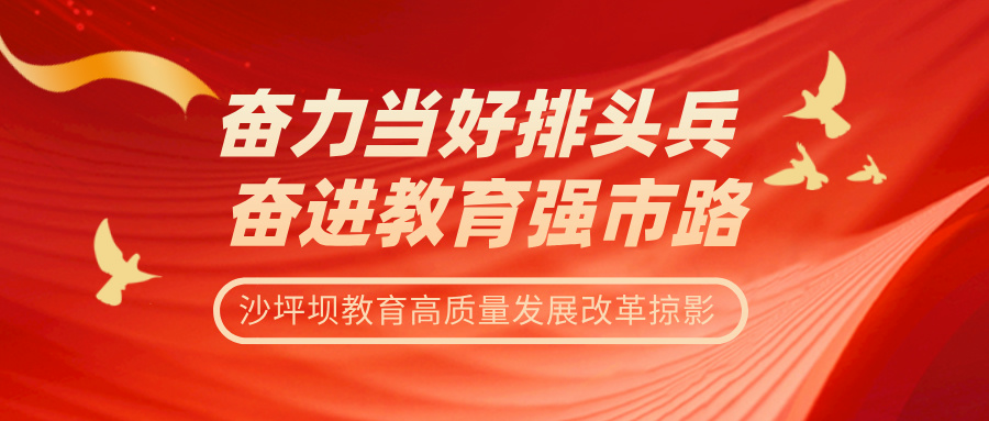 沙坪坝教育高质量发展改革掠影 ①全程应用、全域共享、全面创新 以数字化激活教育发展新动能