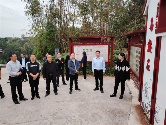 交流和美院落建設(shè)經(jīng)驗。永興鎮(zhèn)供圖 華龍網(wǎng)發(fā)