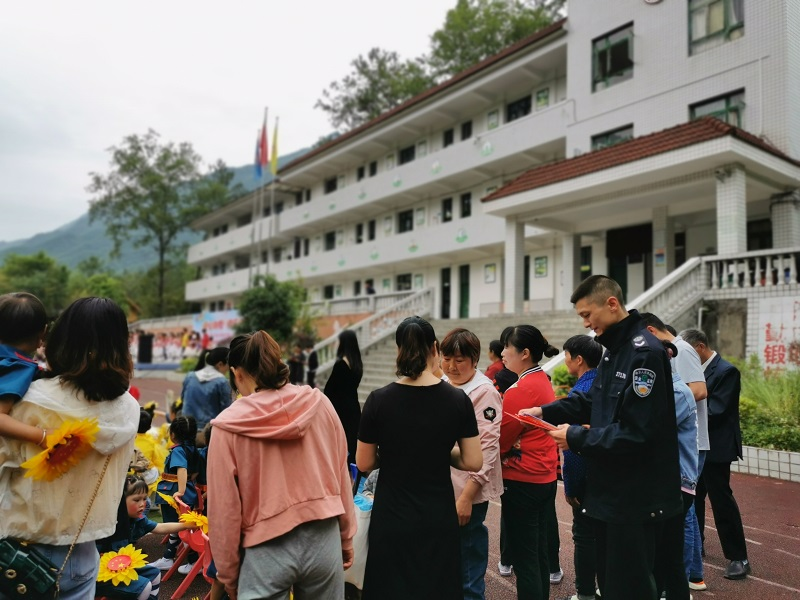 活动现场。城口县消防救援大队供图 华龙网发