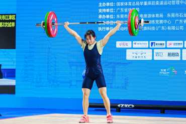 Liu Mengjia from Chongqing (Photo provided by Chongqing Weightlifting Management Center)