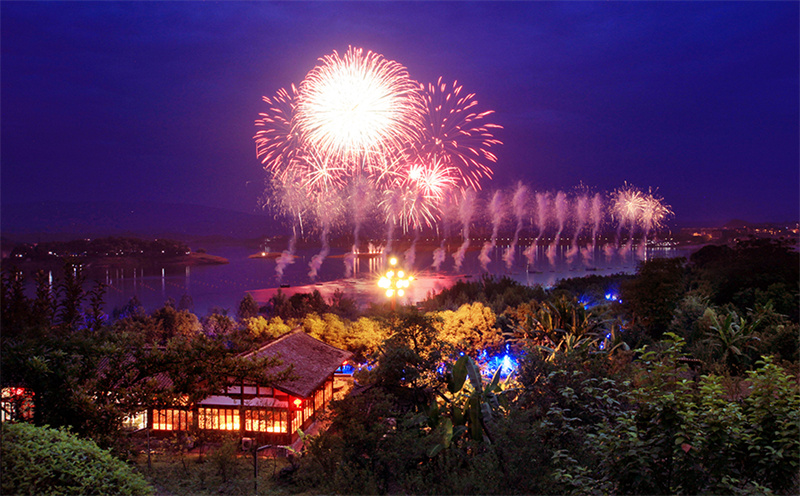 夜间活动丰富长寿湖景区旅游体验。长寿文化旅游委供图 华龙网发