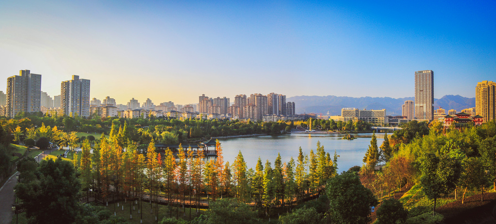 永川兴龙湖美景。重庆市生态环境局供图