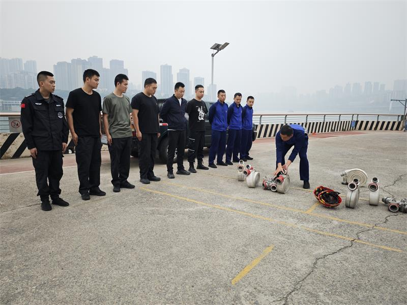 培训现场。渝中区消防救援局供图 华龙网发