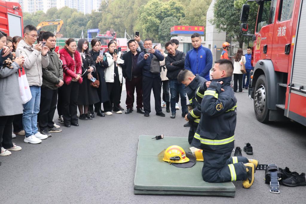 培训现场。长寿区消防救援支队供图 华龙网发