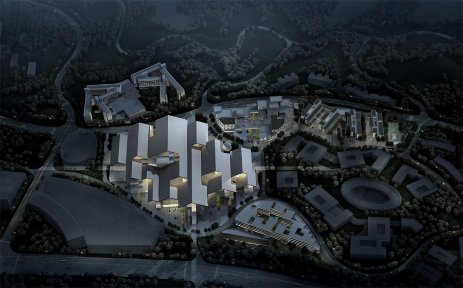 Overall rendering of the Belt and Road International Technology Exchange Center. (Photo provided by the interviewee) 