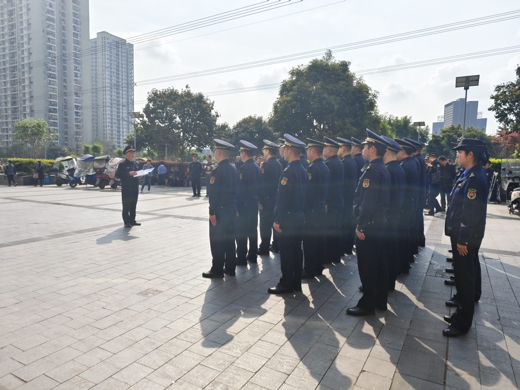 督察现场。重庆高新区综合执法局供图 华龙网发