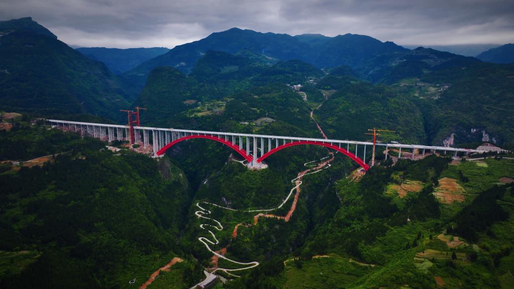 双堡特大桥。重庆高速集团供图