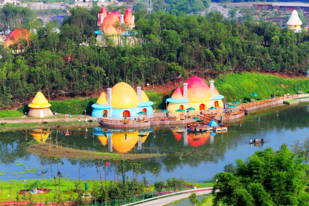 Wansheng Western Mushroom Valley Scenic Area (Picture provided by Chongqing Municipal Commission of Culture and Tourism)