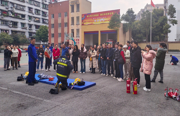 培训现场。渝北区消防救援支队供图 华龙网发