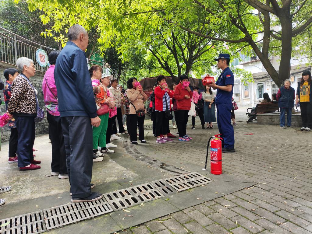 活动现场。渝北区消防救援支队供图 华龙网发