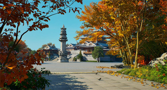 云游大足石刻场景