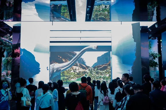《壮丽三峡》沉浸式数字化场景。王景行 摄