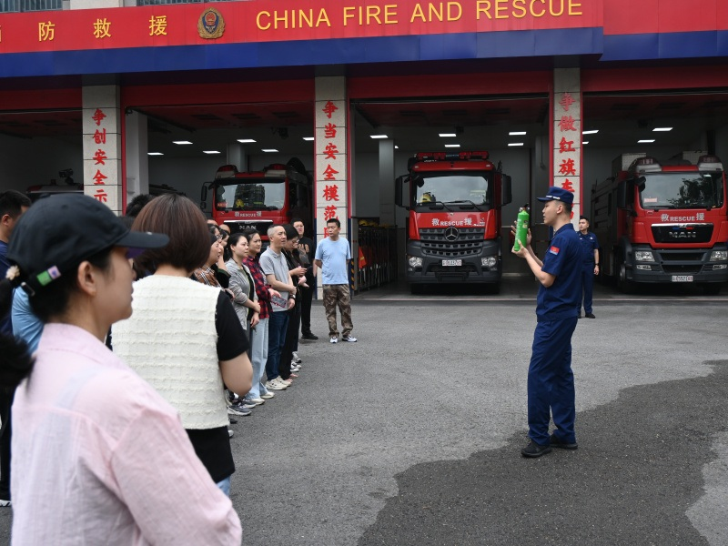 培训现场。渝北区消防救援支队组织供图 华龙网发