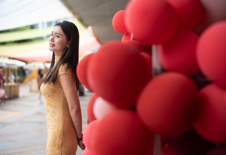 Xie Binzhu said she enjoyed challenges and would spare no efforts. (Photographed by Zhang Zhi)