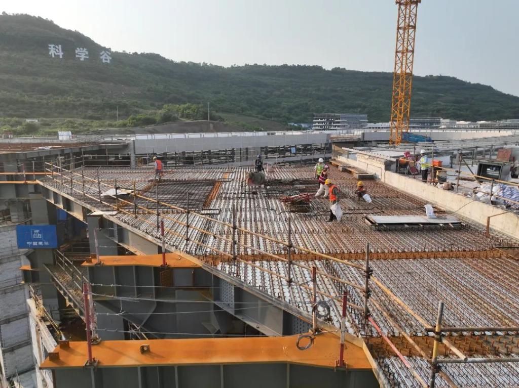 科学谷数智科创园二期项目建设现场。受访单位供图
