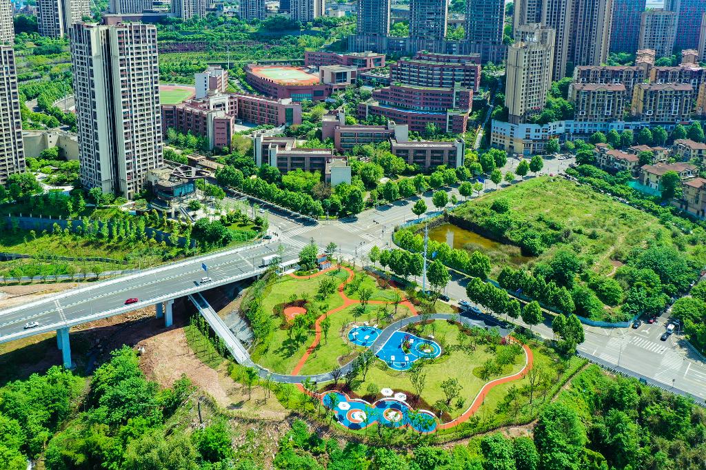 两江新区礼嘉山城步道。通讯员 汪彦彤 摄