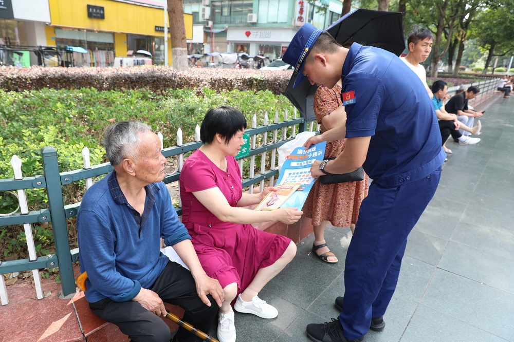 活动现场。垫江县消防救援大队供图 华龙网发