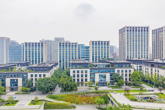 重庆数字经济产业园。渝中区融媒体中心供图 华龙网发