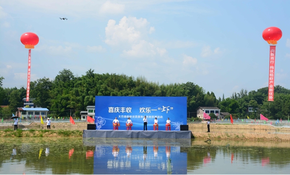 活动现场。石桥铺镇供图 华龙网发