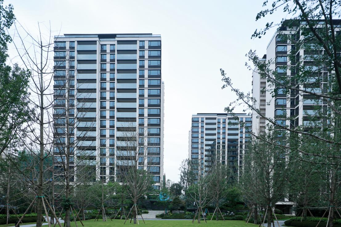 江津鲁能领秀城二街区实景（拍摄于2024年6月）中国绿发供图 华龙网发