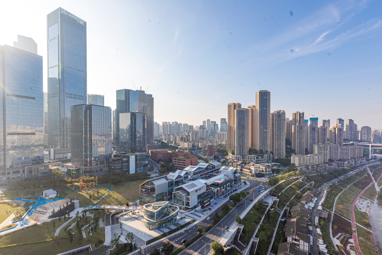 三洞桥民俗风情街。江北嘴置业公司供图 华龙网发